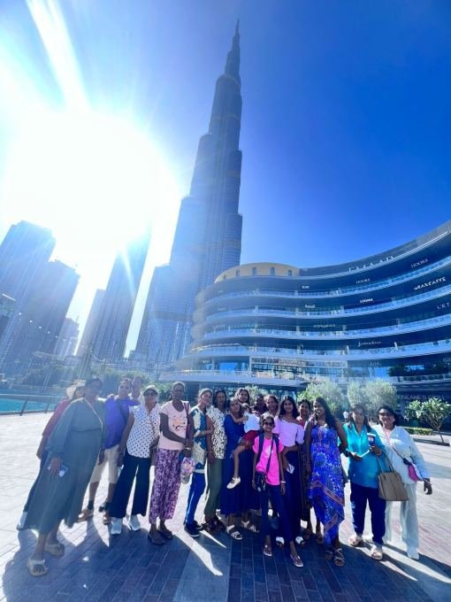 Lifetime Tourism guests on a tour in Dubai