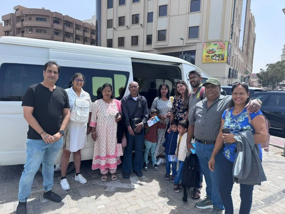 Lifetime Tourism guests on a tour in Dubai